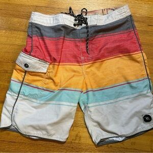 Rip Curl Men’s Color Block Board Shorts Multicolor Size 31 (f6